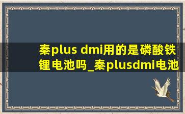 秦plus dmi用的是磷酸铁锂电池吗_秦plusdmi电池是磷酸铁锂的吗